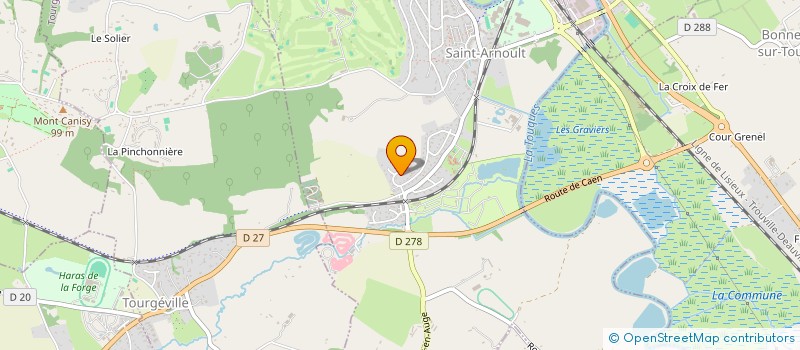 localisation de l'entreprise SCI A & A IMMOBILIER  TOURGEVILLE