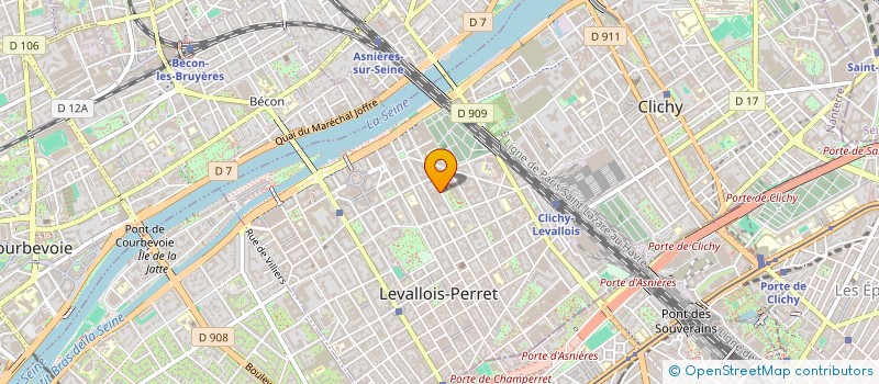 localisation de l'entreprise SCI A&A INVEST à LEVALLOIS-PERRET