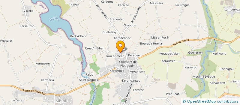 localisation de l'entreprise SCI A.A.L.P.  PLOUGOULM