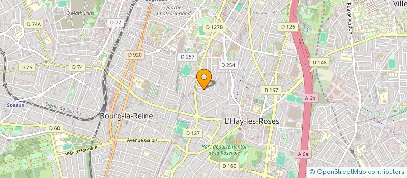 localisation de l'entreprise SCI A.A.M.  L HAY LES ROSES