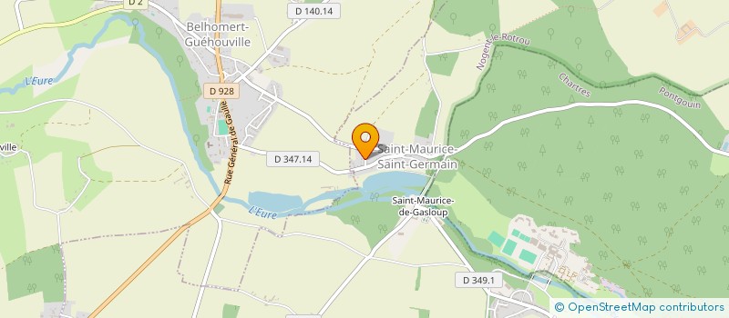 localisation de l'entreprise SCI A B A à SAINT-MAURICE-SAINT-GERMAIN