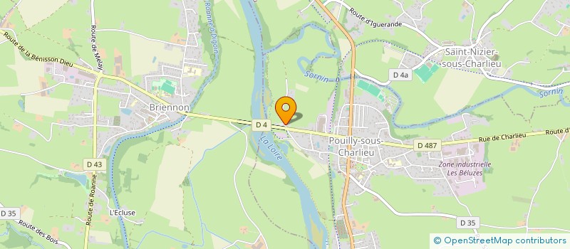 localisation de l'entreprise SCI A.B.C.B.  POUILLY-SOUS-CHARLIEU