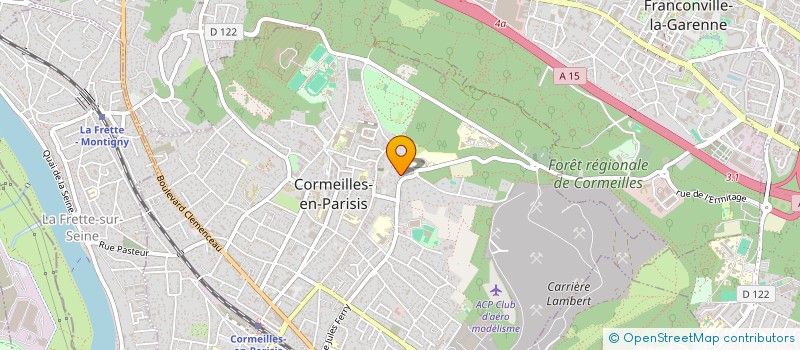 localisation de l'entreprise SCI  A.B.C.D.  CORMEILLES-EN-PARISIS