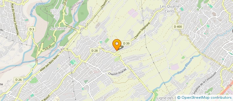 localisation de l'entreprise SCI A.B.C.R à SAINT-PIERRE