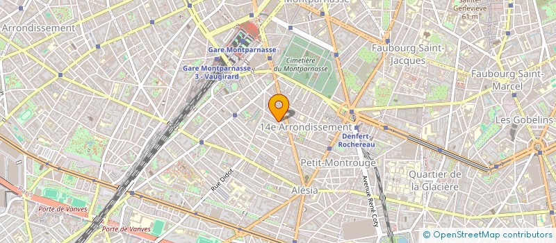 localisation de l'entreprise SCI A.B.I. à PARIS