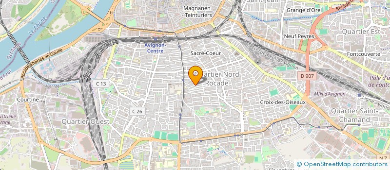 localisation de l'entreprise SCI A.B.I  AVIGNON