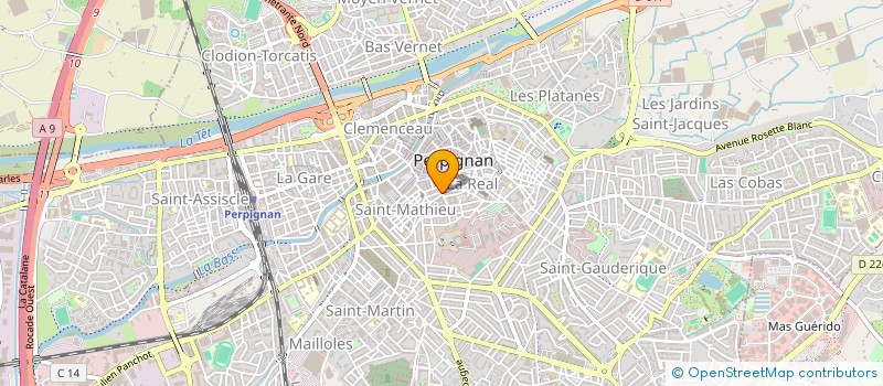 localisation de l'entreprise SCI A.B.M.S. à PERPIGNAN