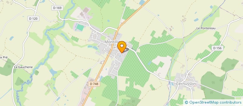 localisation de l'entreprise SCI A.B.N.B  MONTILLIERS