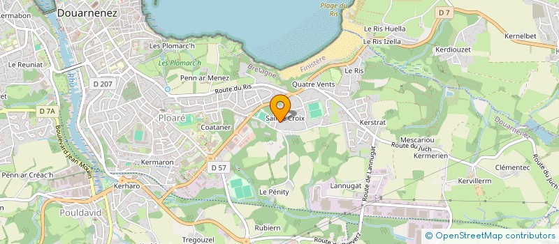 localisation de l'entreprise SCI A.B.P  DOUARNENEZ