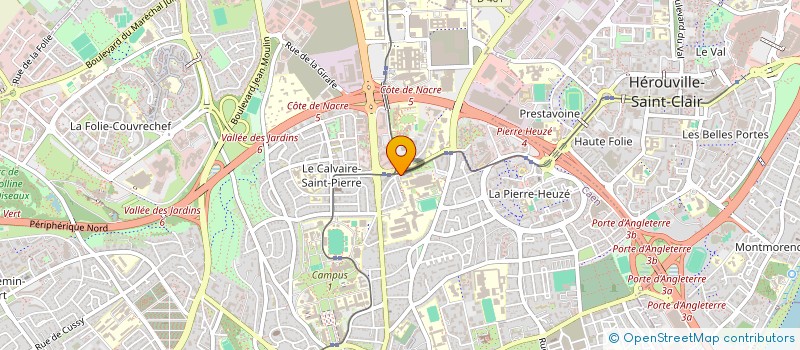 localisation de l'entreprise SCI A.B.P. INVESTISSEMENT VAUGUEUX IMMOBILIER à CAEN