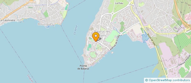 localisation de l'entreprise SCI A B PALACE IMMOBILIER  BALARUC-LES-BAINS