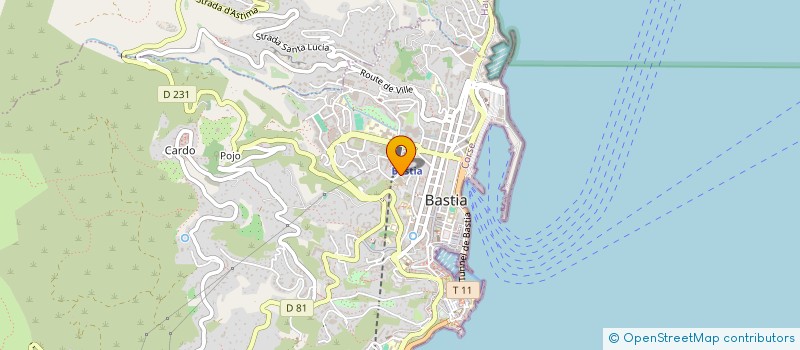 localisation de l'entreprise SCI A.B.R. à BASTIA