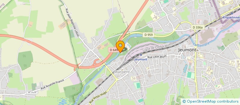 localisation de l'entreprise SCI A.B.V  MARPENT