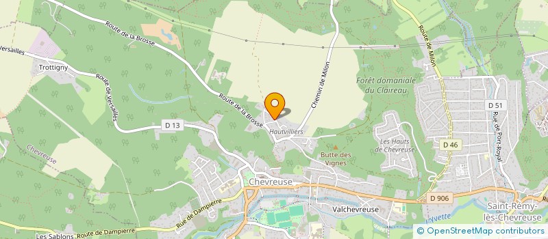 localisation de l'entreprise SCI A BARCA  CHEVREUSE