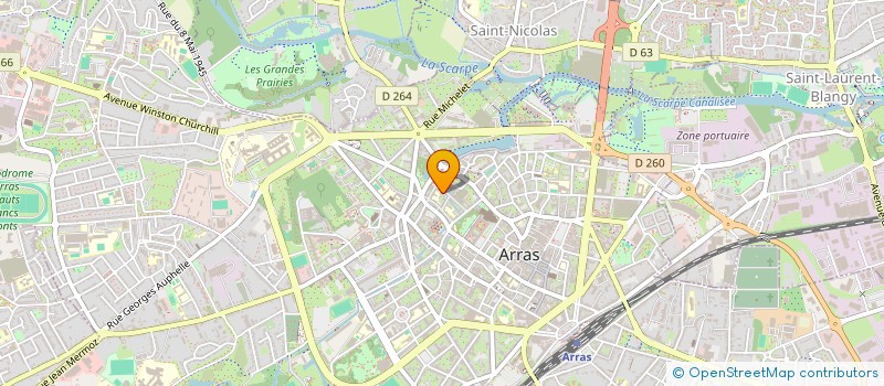 localisation de l'entreprise SCI A BLOC à ARRAS