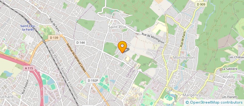 localisation de l'entreprise SCI A. BREMONT à SAINT-PRIX