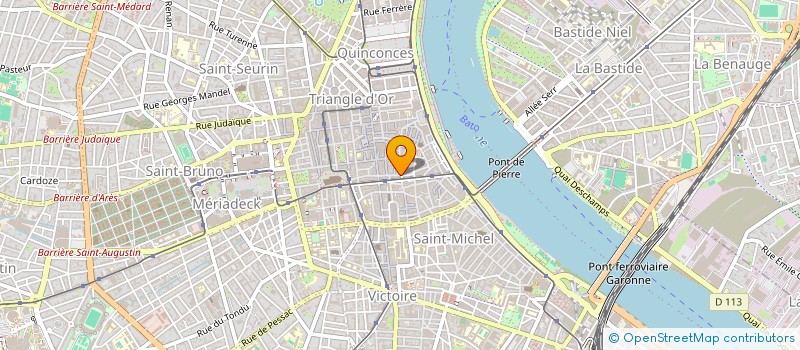 localisation de l'entreprise SCI  A.C.  BORDEAUX