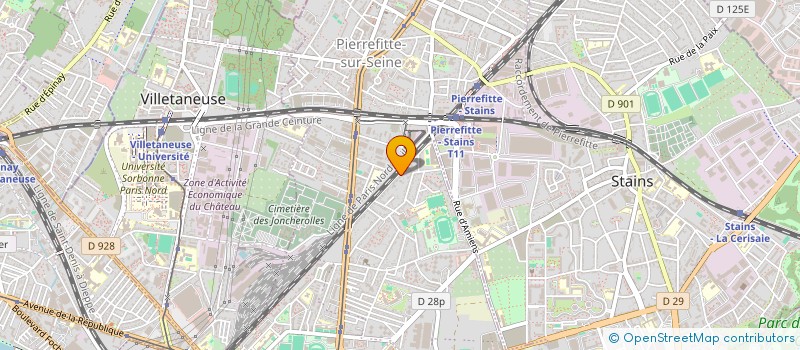 localisation de l'entreprise SCI A.C. à PIERREFITTE-SUR-SEINE