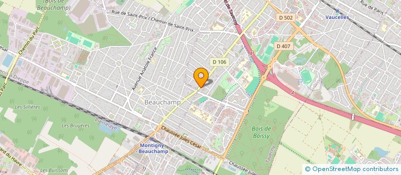 localisation de l'entreprise SCI A&C  TAVERNY