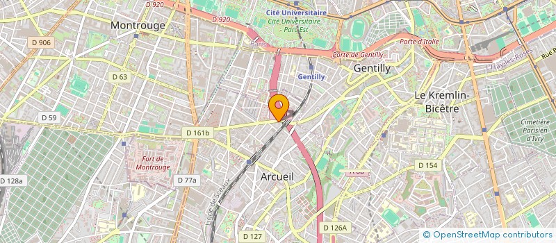 localisation de l'entreprise SCI A.C.AMADO  ARCUEIL