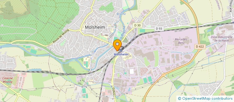 localisation de l'entreprise SCI A.C.B.  VILLAGE-NEUF