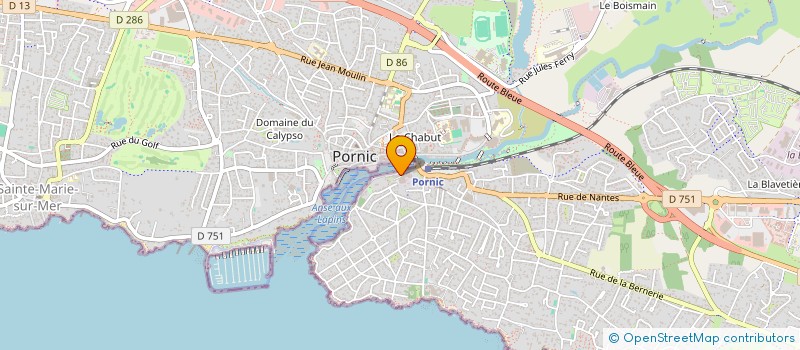 localisation de l'entreprise SCI A.C.B.A.  PORNIC