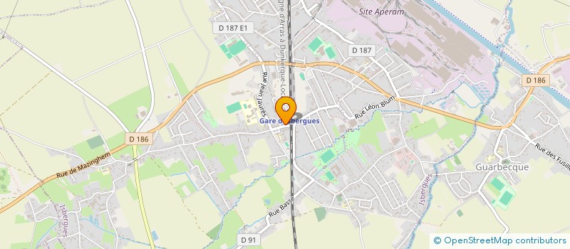 localisation de l'entreprise SCI A.C.C.  ISBERGUES