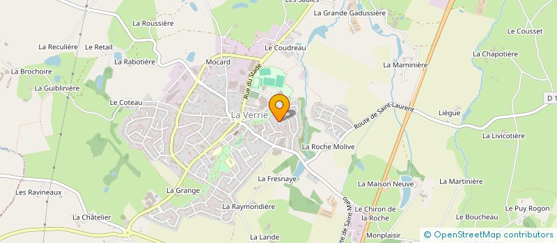 localisation de l'entreprise SCI A.C.C.J.  CHANVERRIE