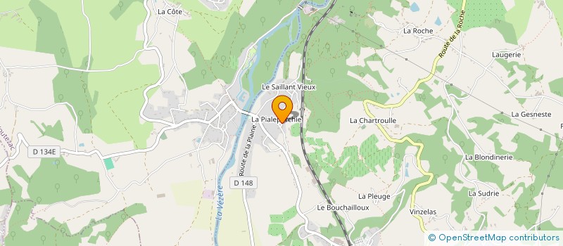 localisation de l'entreprise SCI A.C.D  SAINT-VIANCE