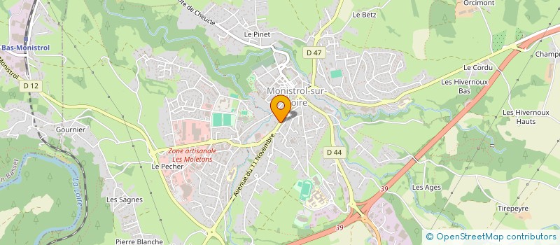 localisation de l'entreprise SCI A&C DUO  MONISTROL-SUR-LOIRE