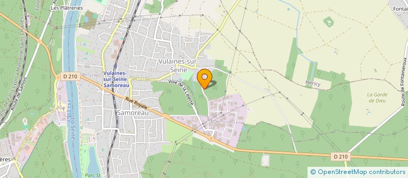 localisation de l'entreprise SCI A C E  FONTAINEBLEAU