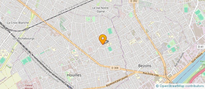 localisation de l'entreprise SCI A.C.F  HOUILLES