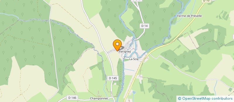 localisation de l'entreprise SCI A.C.H.  DAMPIERRE-LES-CONFLANS