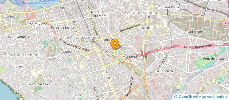 localisation de l'entreprise SCI A.C.J.C à MARSEILLE