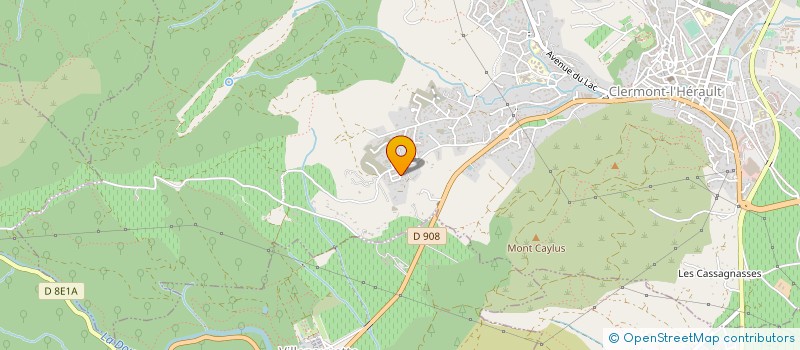 localisation de l'entreprise SCI A C J S  CLERMONT-L'HERAULT