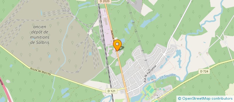 localisation de l'entreprise SCI A.C.K.  SALBRIS