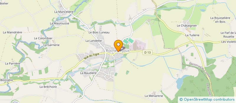 localisation de l'entreprise SCI A.C. LUCAS  ROCHETREJOUX