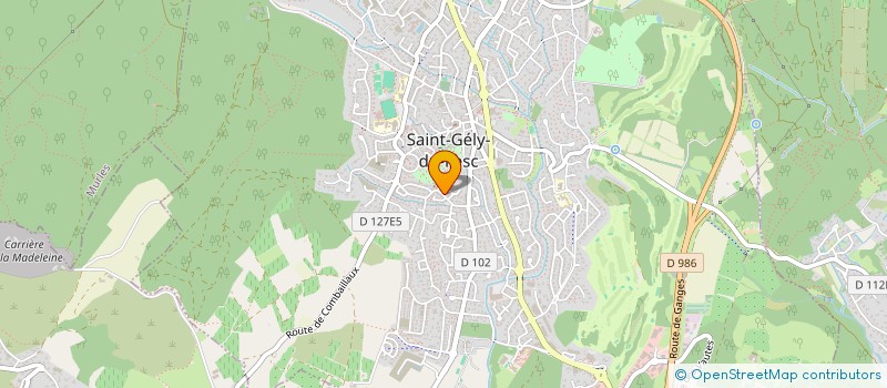 localisation de l'entreprise SCI A.C.M.  SAINT-GELY-DU-FESC