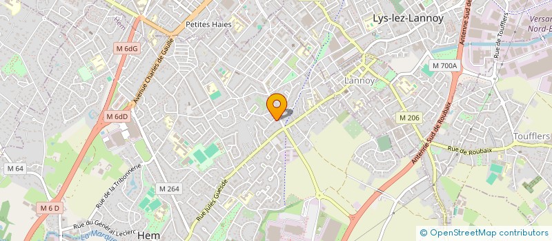 localisation de l'entreprise SCI A.C.M  HEM