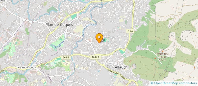 localisation de l'entreprise SCI A C N  ALLAUCH