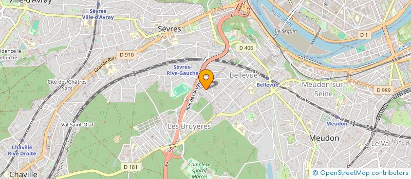 localisation de l'entreprise SCI A.C.R. à MEUDON