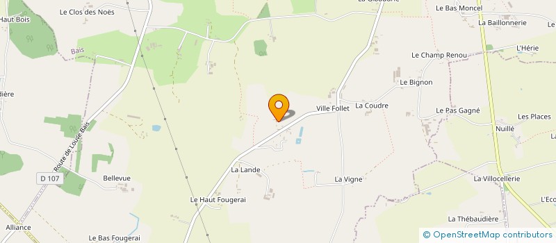 localisation de l'entreprise SCI A.C.R.S.  BAIS