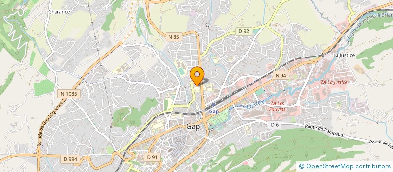 localisation de l'entreprise SCI A.C.T.L.B.  GAP