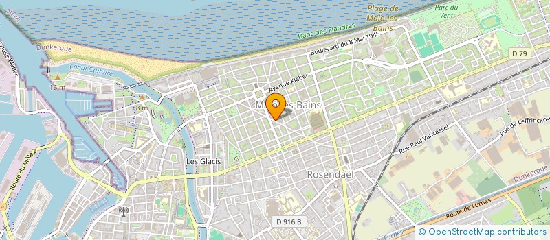 localisation de l'entreprise SCI A.C.V. à DUNKERQUE