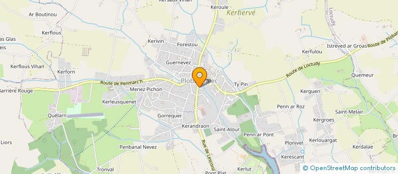 localisation de l'entreprise SCI A.CA  PLOBANNALEC-LESCONIL