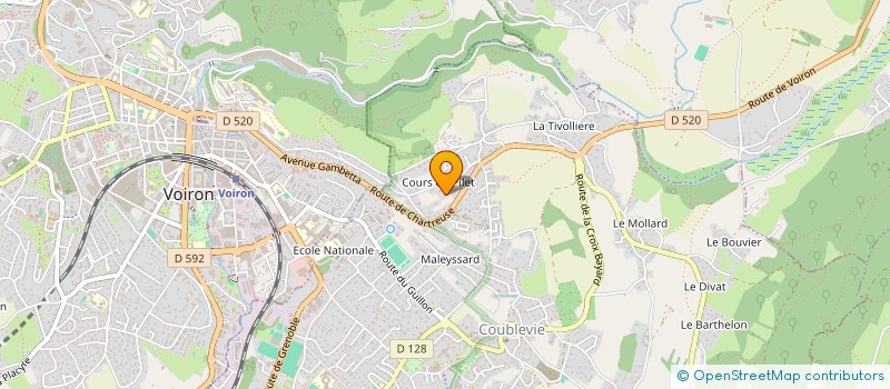 localisation de l'entreprise SCI A.CADOUL  COUBLEVIE