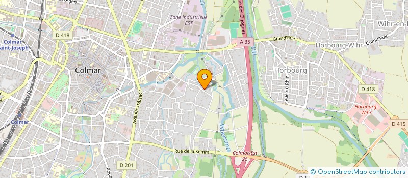 localisation de l'entreprise SCI A CAPELLA  COLMAR