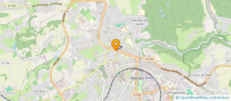 localisation de l'entreprise SCI  A CAPITAL VARIABLE HAVRE DES MONTS à VOIRON