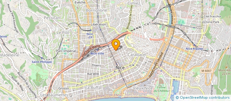 localisation de l'entreprise SCI A CAPITAL VARIABLE LAMARTIMED à NICE