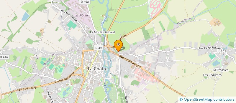 localisation de l'entreprise SCI A CAPITAL VARIABLE LUFRAJENOA à LA CHATRE